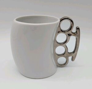 Knockout Fred Knuckle Duster Mug Jean Christophe Karich Novelty Mug